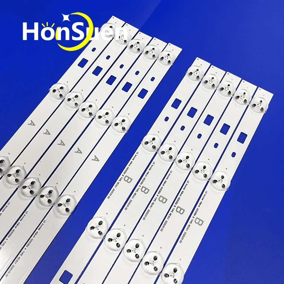10pcs LED Strip for Sony 40TV KDL-40W600B/40R480B/40R450B/40R483B/40R453B