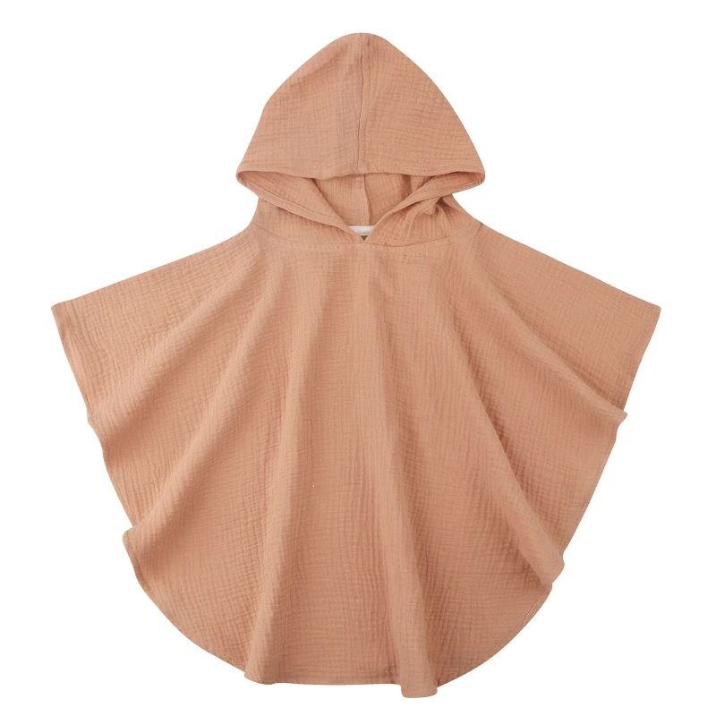 Soft Cotton Baby Bath Towel Kids Hooded Towel for Newborn to 1 2 3 Years Old Infant Robe Skin-Friendly Children Bathrobe 74*68cm
