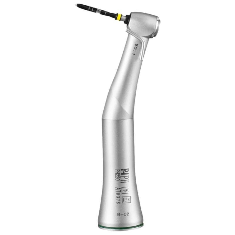 

20:1den tal impla nt single water spray den tal handpiece With button mini LED and generator handpiece