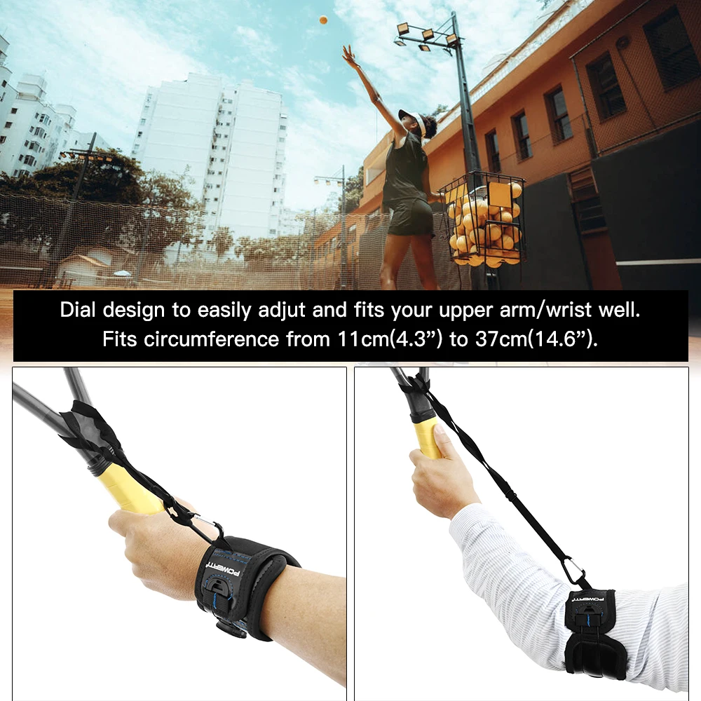 Tennis Dial Arm Strap Adjustable Training Wrist Band Tennis Swing Correct Exerciser Accessories