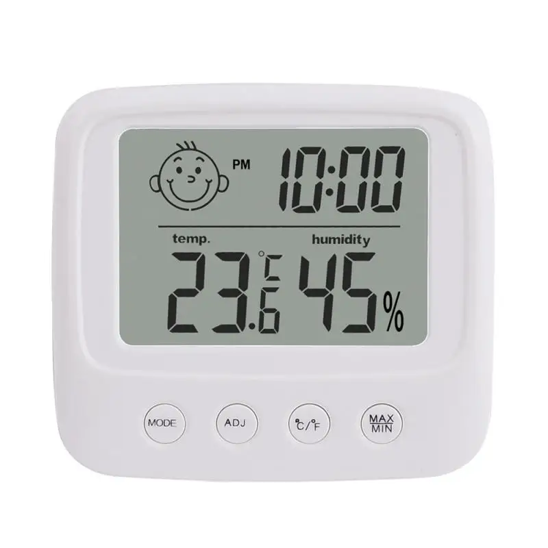 

Удобный комнатный датчик температуры и влажности с цифровым ЖК-дисплеем, измеритель температуры и влажности, термометр, гигрометр