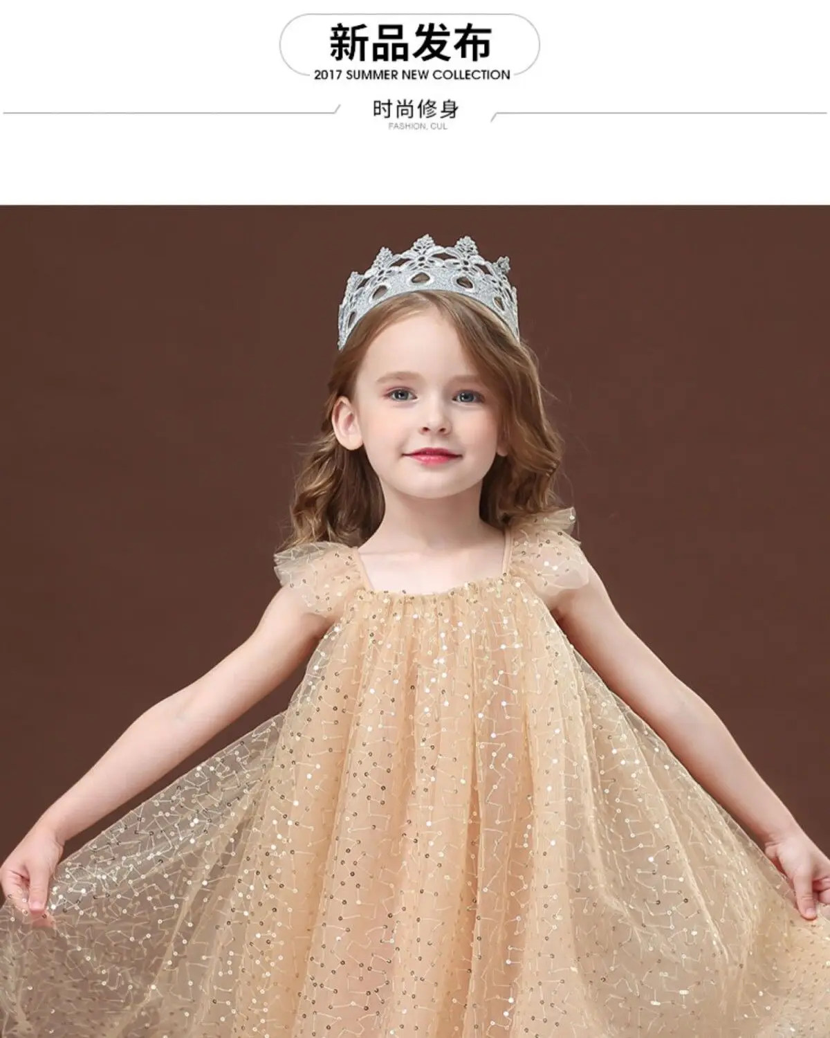 2023 neue Koreanische Mode Ästhetischen Eleganten Kleid Kreative Chic Vintage Kawaii Ärmel Einfarbig Kinder Mädchen Kleidung – Detail 12