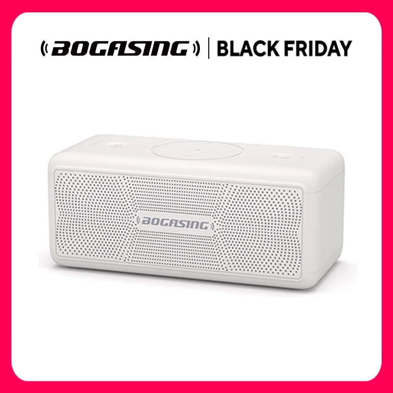 BOGASING M5 Bluetooth Speaker 40W Bluetooth 5.3 Wireless Speakers With 360 degree Surround Sound, IPX7 Waterproof, 30H Playtime