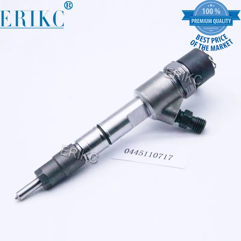 

ERIKC Топливные форсунки 0 445 110 717 дизельный двигатель топливный инжектор в сборе 0445110717 автомобильный двигатель 0445 110 717 для JAC 1100200FA130