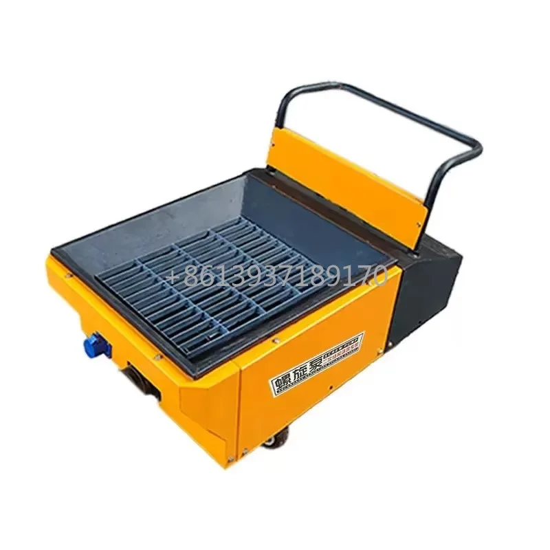 ปั๊มคอนกรีตโครงสร้างรอง, ปั๊มกราวด์ขนาดเล็ก, เครื่องป้อนแบบเกลียว, ปั๊มเทคอนกรีต 1