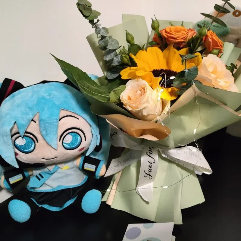 Original Anime Hatsune Miku Plush Kwayi Toys Fufu Kagamine Len Kagamine Rin Megurine Luka Soft Filled 20cm Dolls Pillow Kid Gift 3