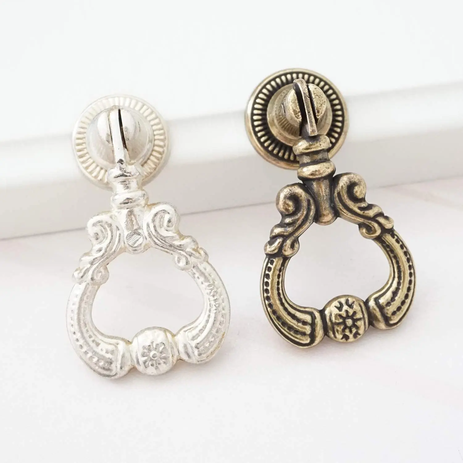 Antique Bronze Furniture Pulls Vintage Kitchen Handle Antique