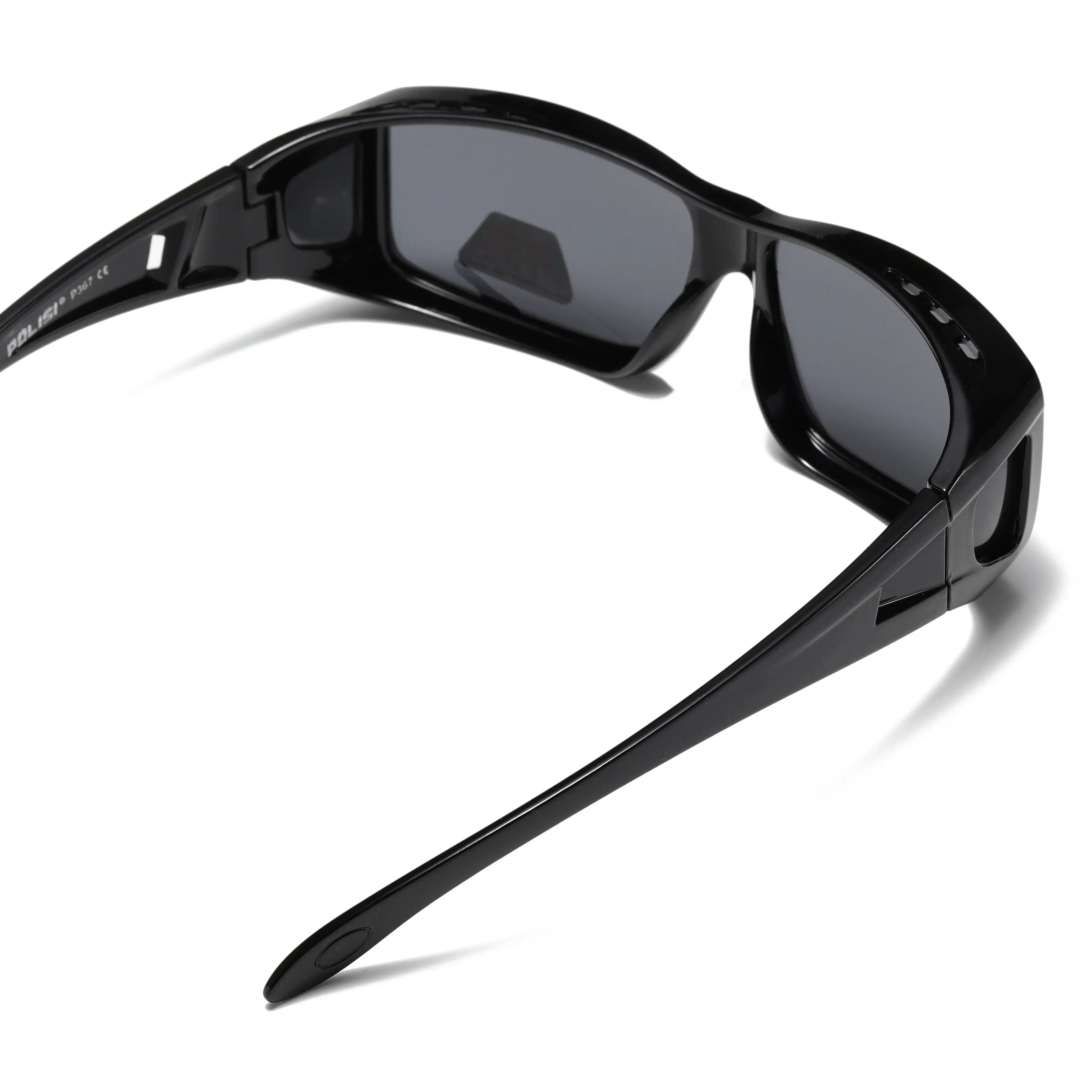 Men's Polarized Sports Sunglasses with UV400 Protection and Vibrant Mirror Lenses
