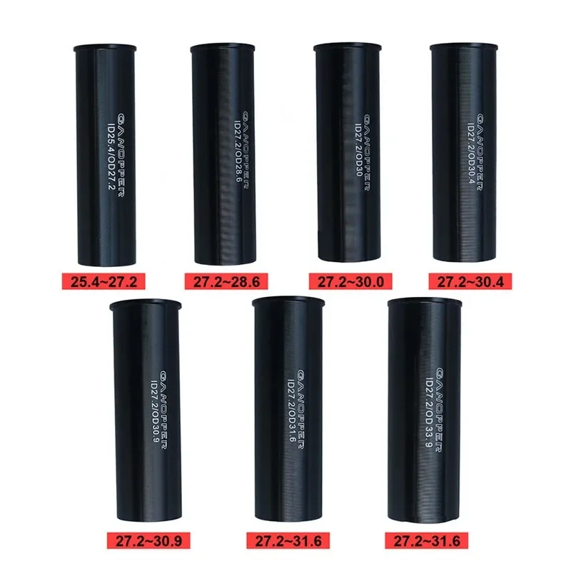 Bicycle Seatpost Sleeve Road Bike Seat Post Shim 25.4 To 28.6 25.4 To 30.9 31.6 31.6 33.9 Post Tube Adapter