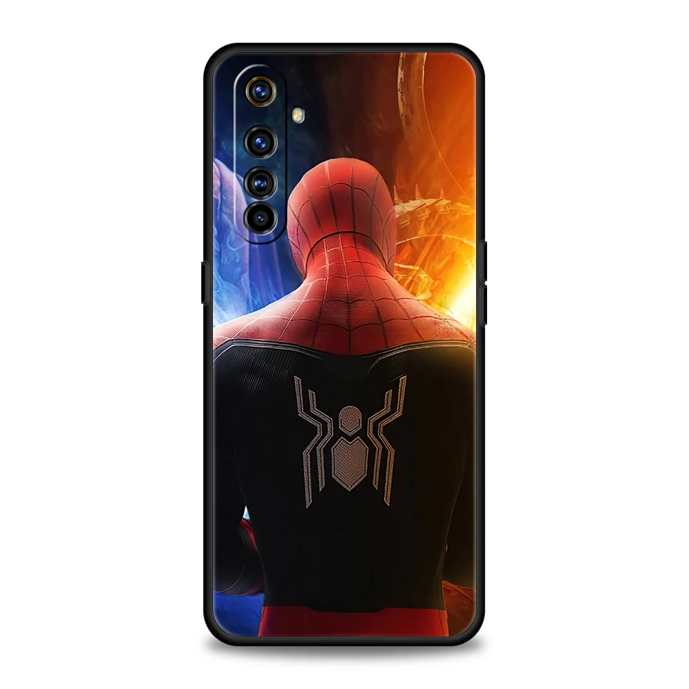 Marvel Spiderman Superhero Soft Phone Case For Oppo A12 A16 A74 A76 Find X5 A54 A53 A52 A15 Reno 6 7 SE Z A9 2020 Pro 5G Cover iphone se phone case