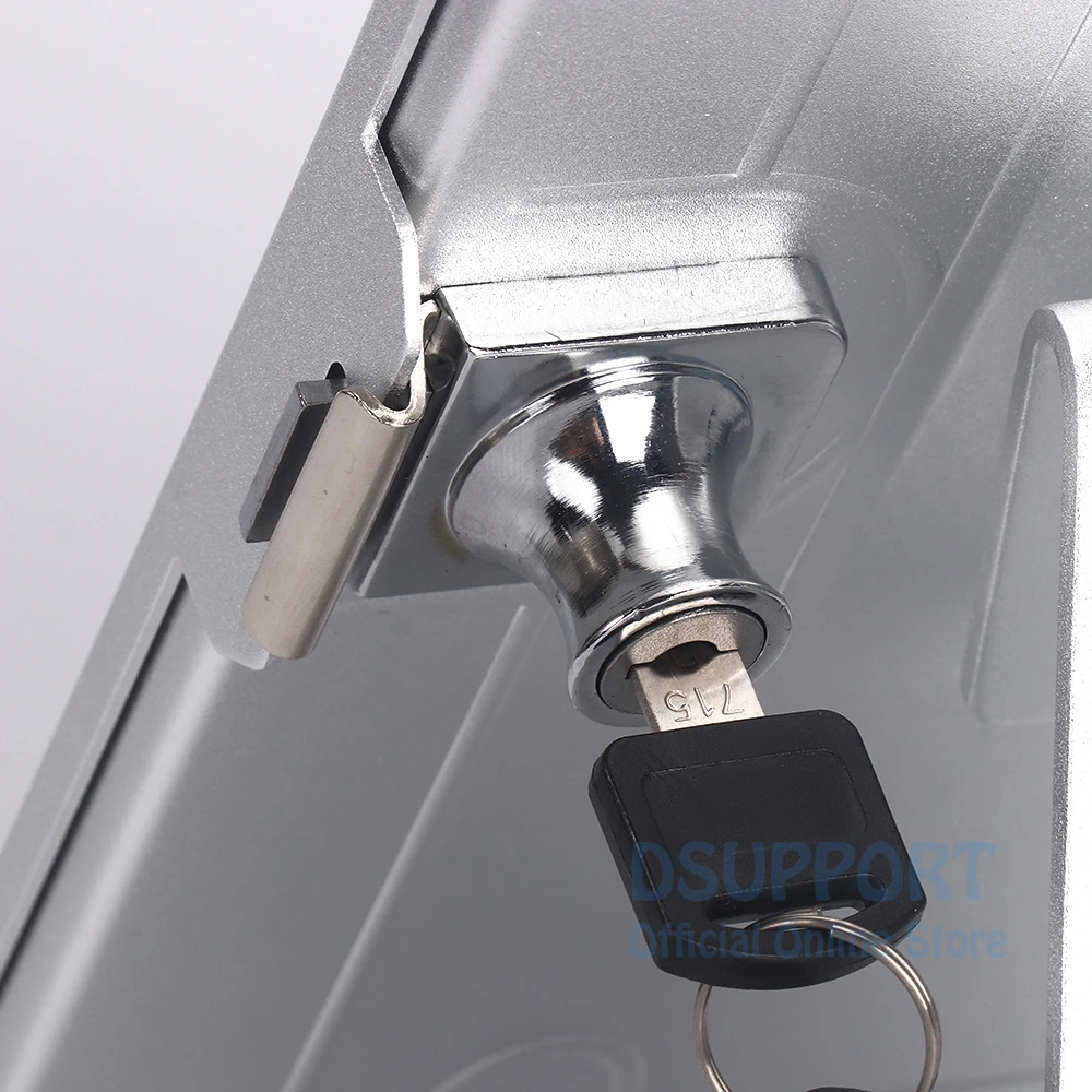 Apto para Ipad 10.9 Polegada 2023 Suporte de Mesa Liga Alumínio Tablet pc Anti Roubo Design Expositor - Imagem 6