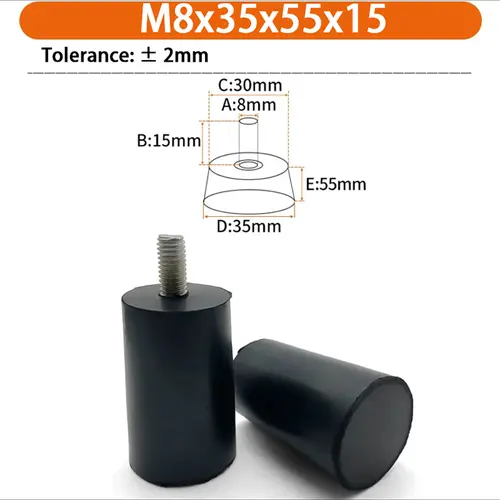 M6 M8 M10 Rubber Adjustable Feet Pad Feet Pad With Screw Table Chair Balck Leveling Foot Pad Furniture Leg Anti-shock Protection - Image 48