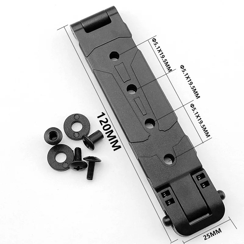MOLLE-LOK Scabbard K Sheath Waist Clip System K Scabbard Clip Buckle Back MOLLE KYDEX Sheath Carrying 1PCS scabbard clip
