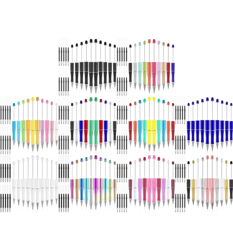 

Шариковые ручки из бисера, ручка-роллер из бисера, пластиковые чернильные ручки «сделай сам», ручки из бисера, подарок для D5QC