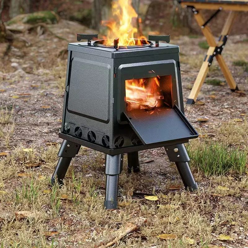 Poêle à Bois Portable , Réchaud De Tente De Camping, Mini Poêle à Bois Portable , Réchaud De Tente De Camping, Mini