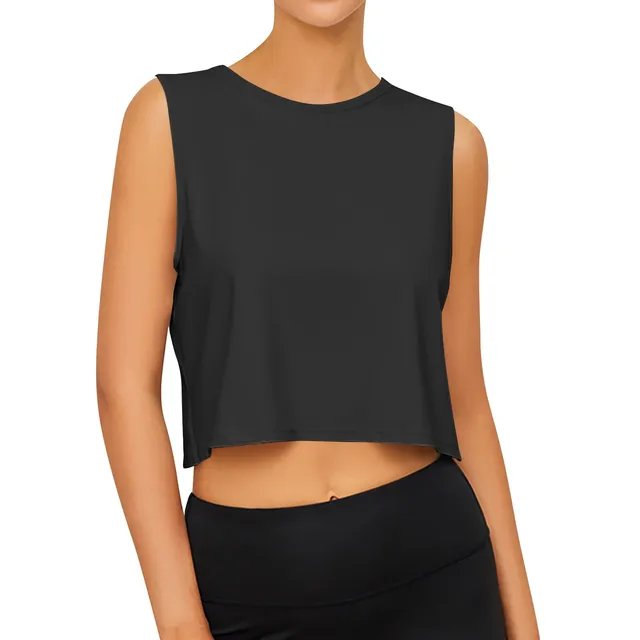 Chemise de sport gilet ample sans couture respirant séchage rapide haut salle de sport course Fitness Yoga vêtements hauts légers pour les femmes 1