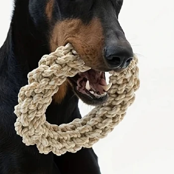 Pet Dog Rope Toys- Durable Chew Bite Resistant Game-Rope Toys for Medium Large Dogs- Golden Retriever, Pitbull, Labrador 1
