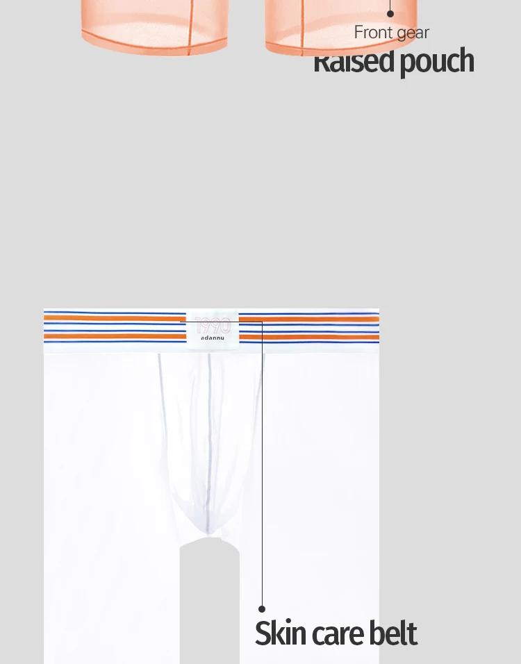 1/2/3PCS Men's Ice Silk Boxers Transparent Boxers 0.01 Ultra-thin Fabric See Through Underpants Seamless Underwear Boxer Shorts_voghion.com