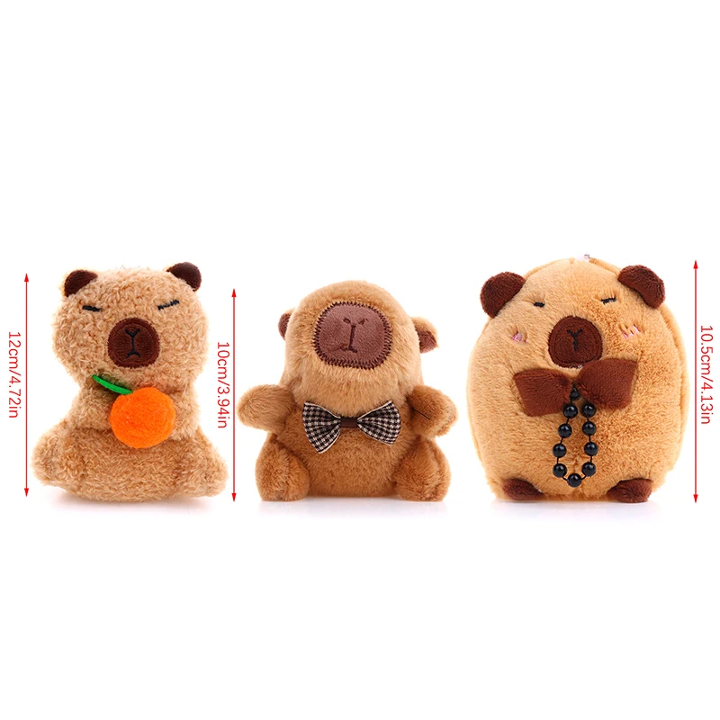 Capybara Plush Toy, Backpack Keychains Decor 13 Capybara Plush Toy, Backpack Keychains Decor