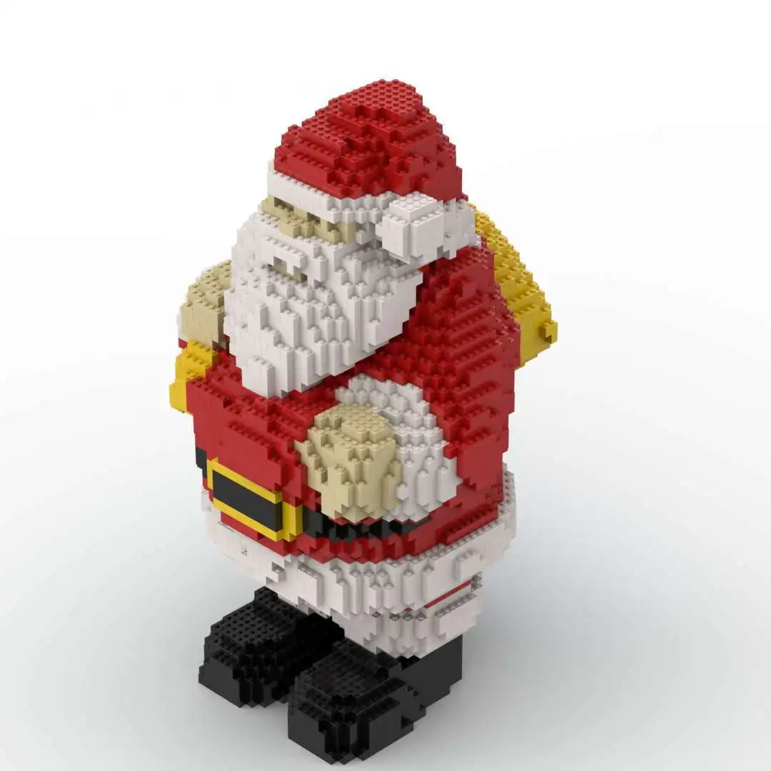 

A Large Santa Claus Sculpture 23" High 3343 Pieces for Christmas MOC