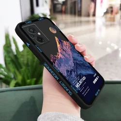 Sleek Silicone Cover - Fantasy Views Design for Poco M3 (Black 2)