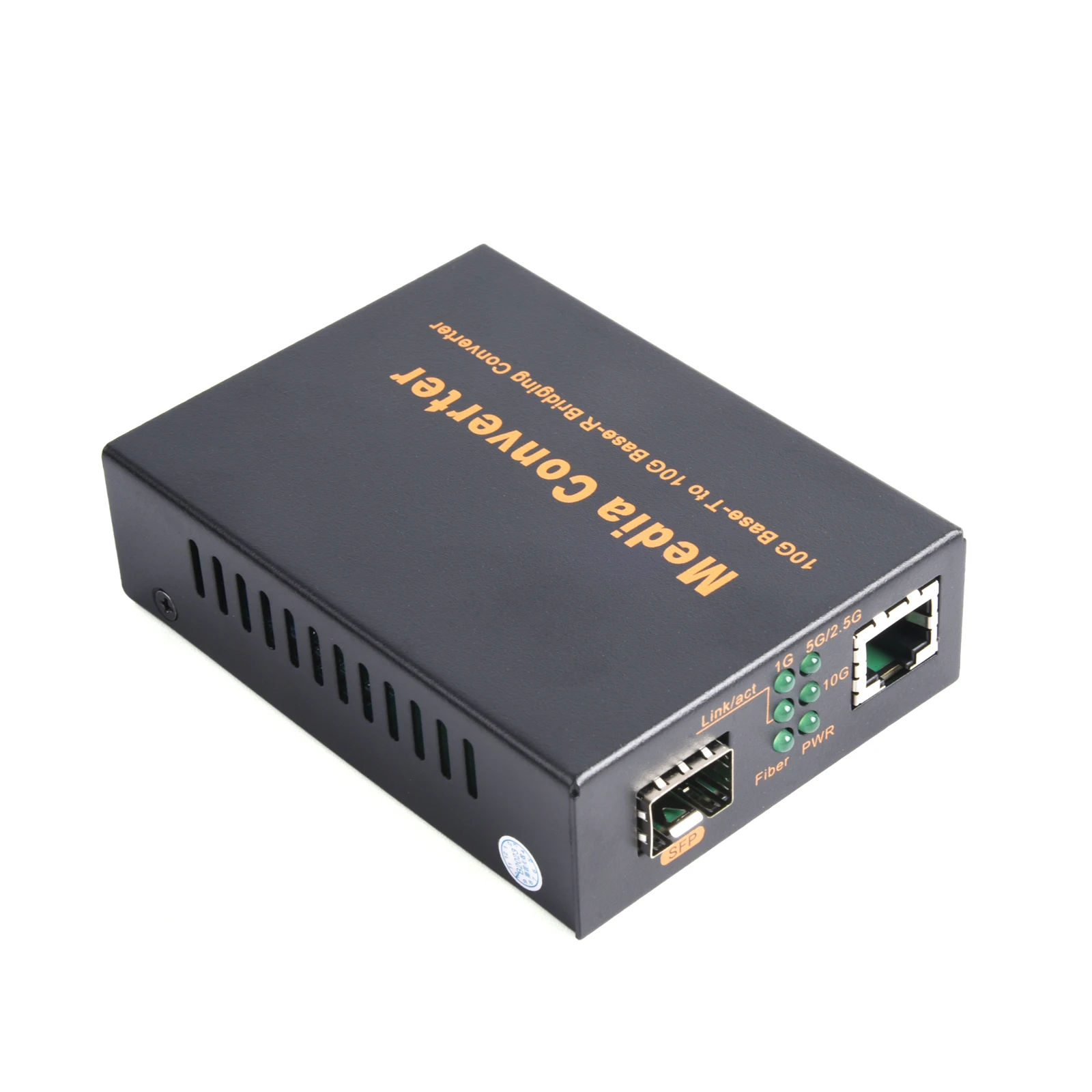 1PCS 10G SFP Media Converter 1 SFP to 1 RJ45 Transceiver 10Gbps Fiber Optic Switch With 10KM/20KM/40KM LC Module