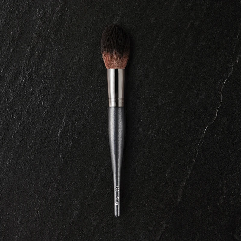 Piccasso Grey Makeup Brush No. 133 Flame Loose Powder Brush Soft Fluffy Fiber Hair Solid Wood Professional Loose Powder Brush