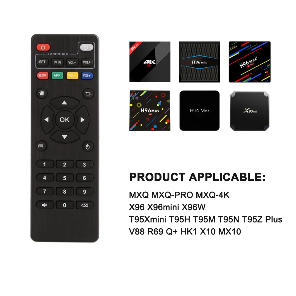 Télécommande IR universelle pour Android TV Box, télécommande de  remplacement, H96 MAX, MXQ, Cruc6, T95X, T95Z Plus, Cruc3, X96 Mini, 20  pièces - AliExpress