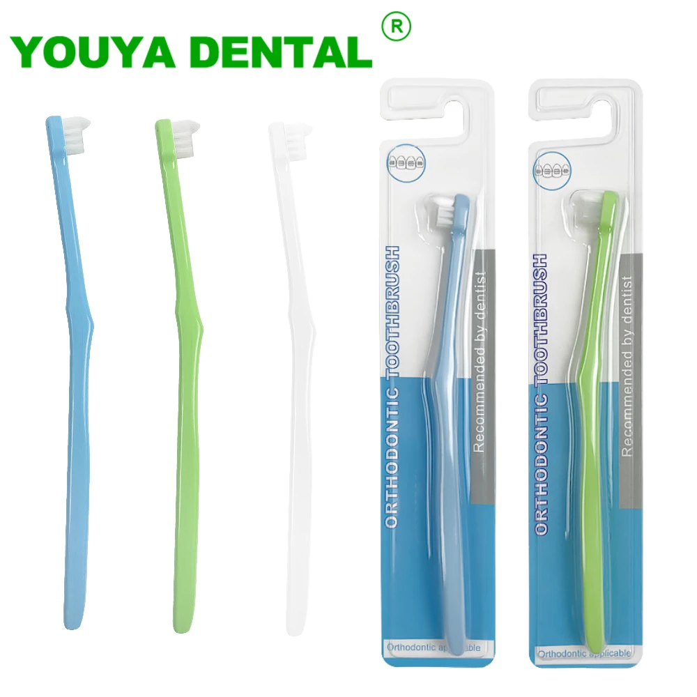 10pcsTuftToothbrushSmallHeadEndTaperedInterdentalToothBrush