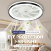 Intelligent Ceiling Light with Fan, Remote Control, Dimming Bedroom Decoration, Invisible Air Blades, LED Energy-Savi 2