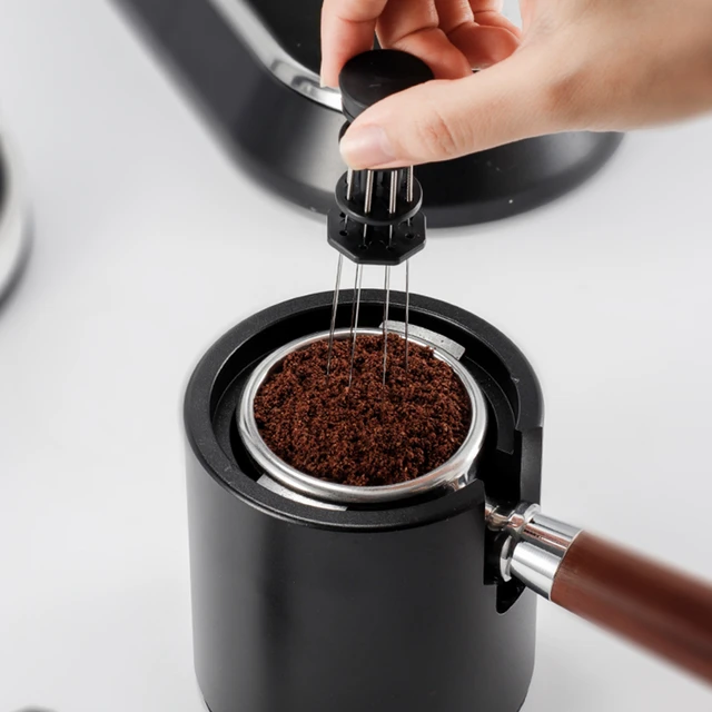 51/53/58MM Coffee Tamping Needle Espresso Powder Mixer Distributor, leveler  Coffee Handle Powder Dispenser - AliExpress