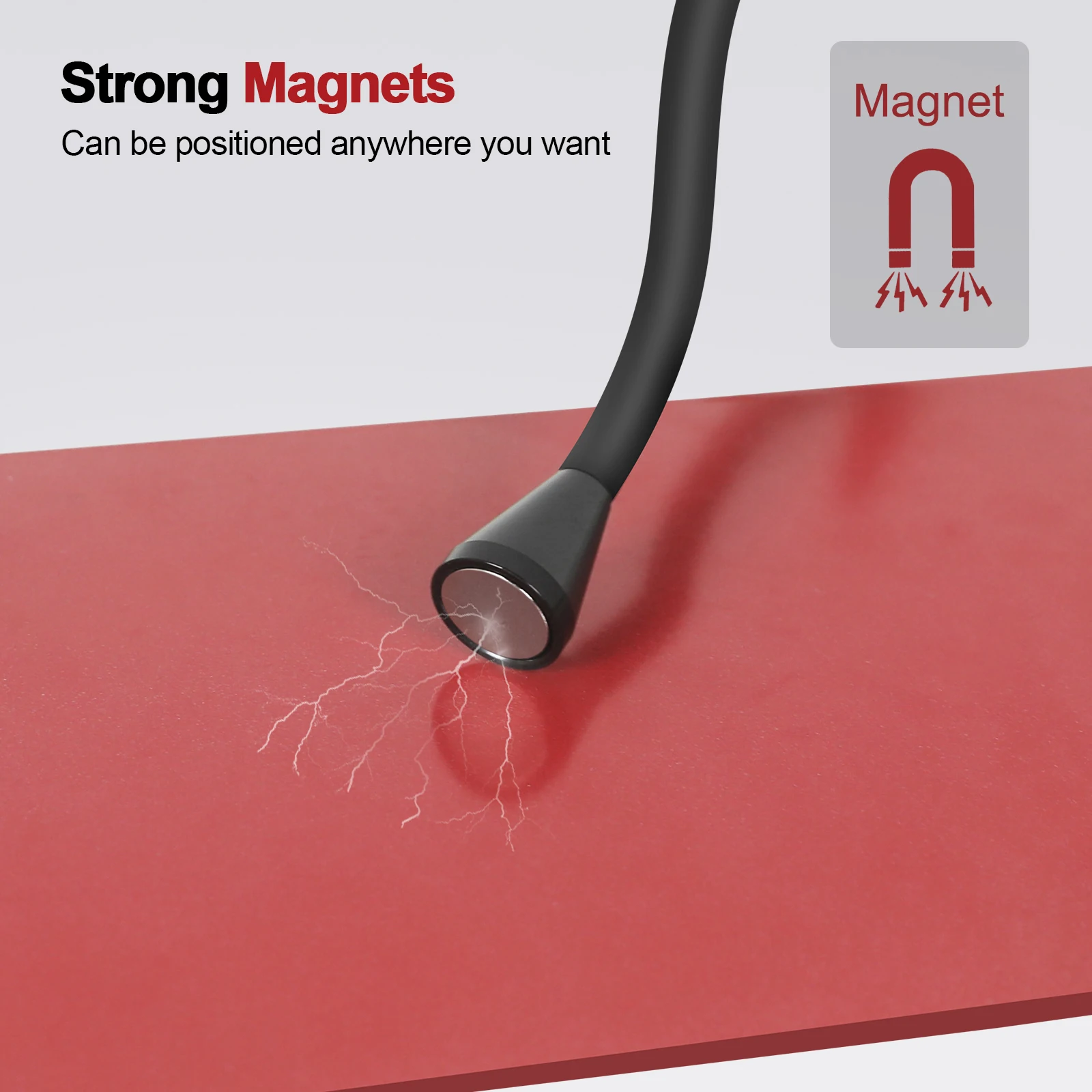 Toolour 2/5PCS Magnetic Soldering Helping Hands Third Hand Tools for Soldering Wire Holders with Flexible Gooseneck Metal Arms