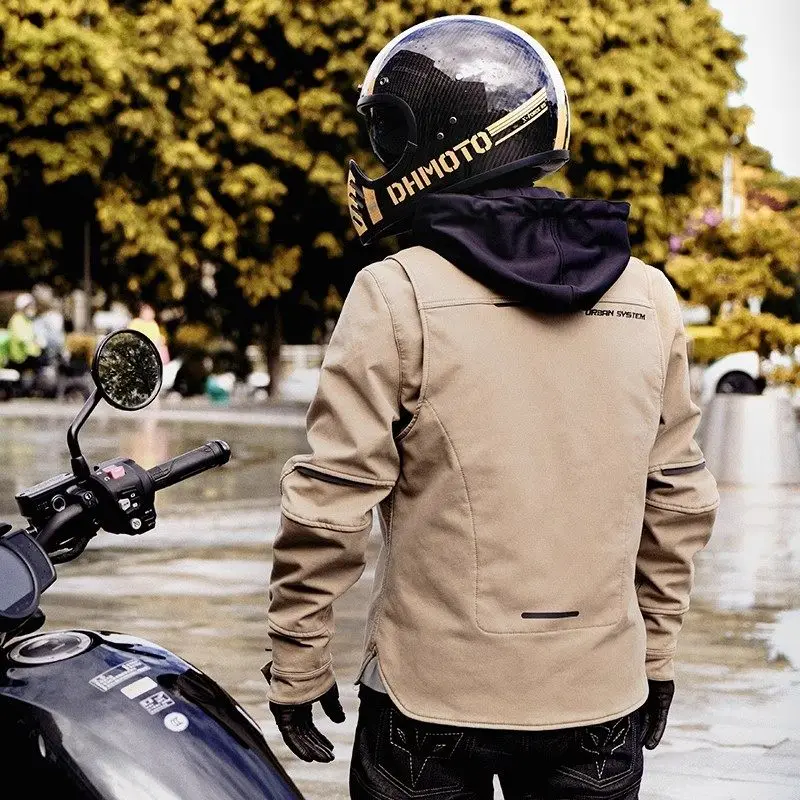 DUHAN 새로운 오토바이 재킷 방수 내마모성 통기성 모토크로스 라이딩 의류 CE 인증 보호 장비