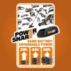 40V 16" Cordless Chainsaw WG385 Power Share Battery Chainsaw 59 ft/s Chain Speed Dual Safety Protection 6