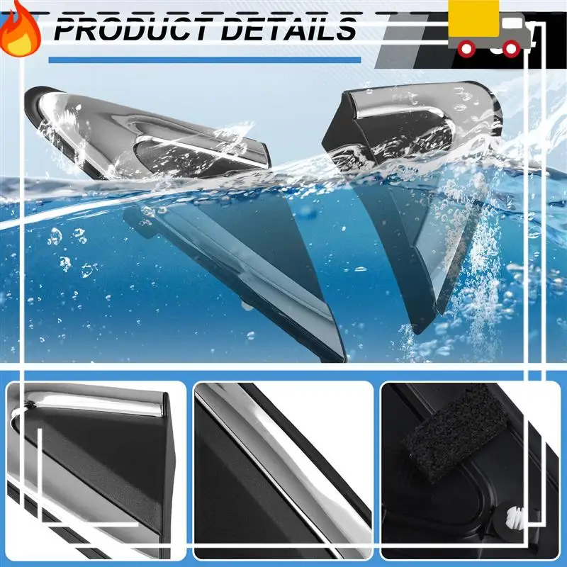 Car Side Mirror Corner Triangle Garnish Panel Window Triangle Plate 7407A521 For Mitsubishi Eclipse Cross -