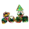 7 Pieces Polyhedral Dices Party Game Dices Party Supplies Game Dices Multi Sided Dices for Table Game Board Game Card Games 2