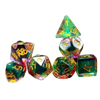 7 Pieces Polyhedral Dices Party Game Dices Party Supplies Game Dices Multi Sided Dices for Table Game Board Game Card Games 2