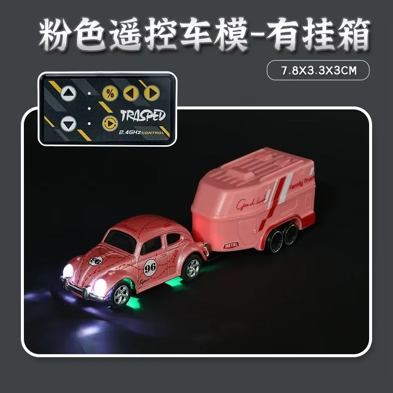 pink with trailer