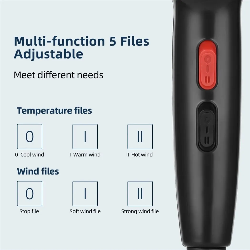 CkeyiN 1600W Hair Dryer Professional Negative Ion Blower Home Use Hot Cold Blow Drying Salon Blower Diffuser Concentrator Nozzle 3 CkeyiN 1600W Hair Dryer Professional Negative Ion Blower Home Use Hot Cold Blow Drying Salon Blower Diffuser Concentrator Nozzle 3