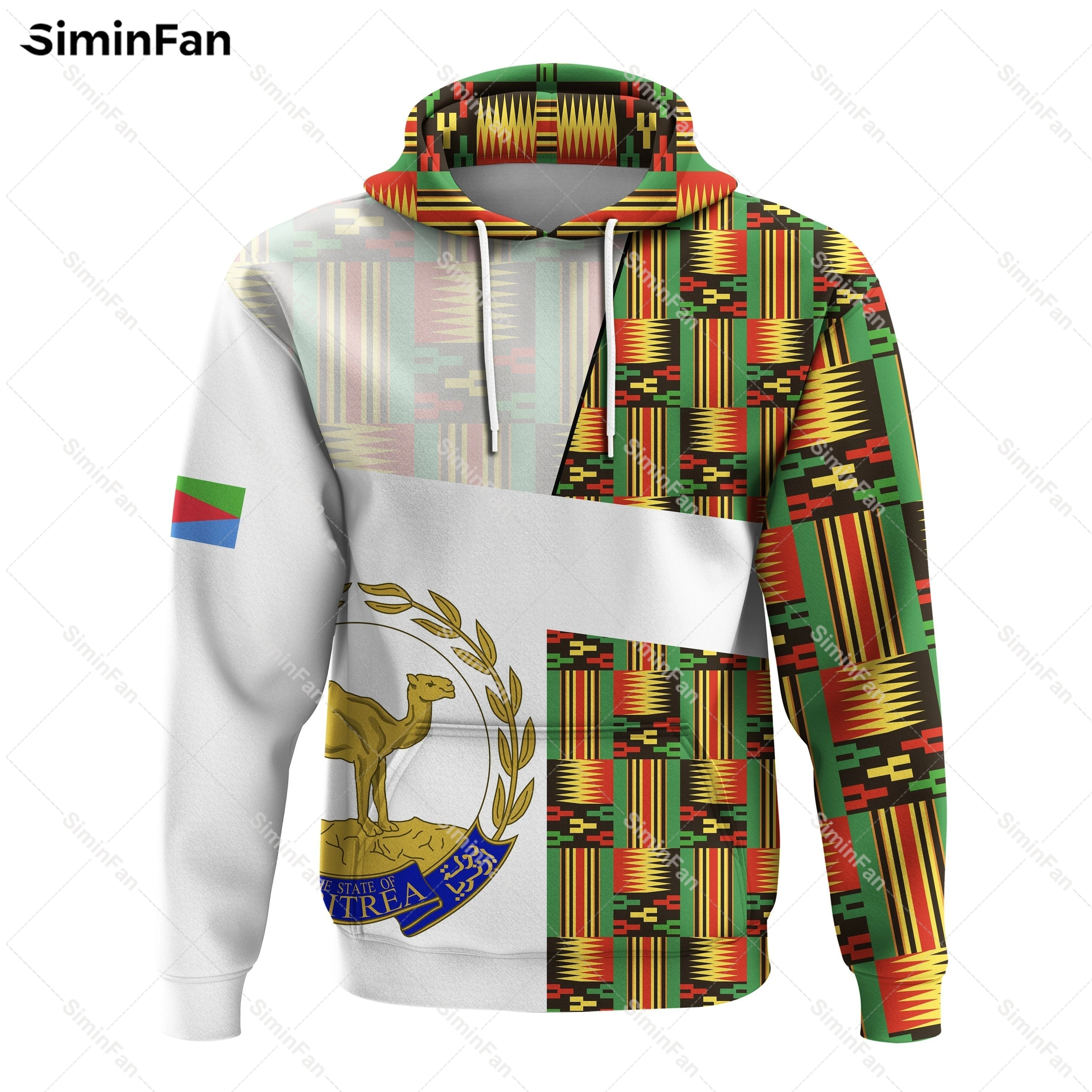 

Eritrea Tibeb Eritrean Cross Mix Flag 3D Printed Hoodie Men Hooded Pullover Jacket Coat Sweatshirt Unisex Outwear Female Tops-1