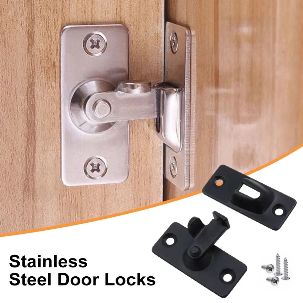 Description Picture 2 of item90 Degree Stainless Steel Latch Safety Right Angle Sliding Door Lock Door Hasp