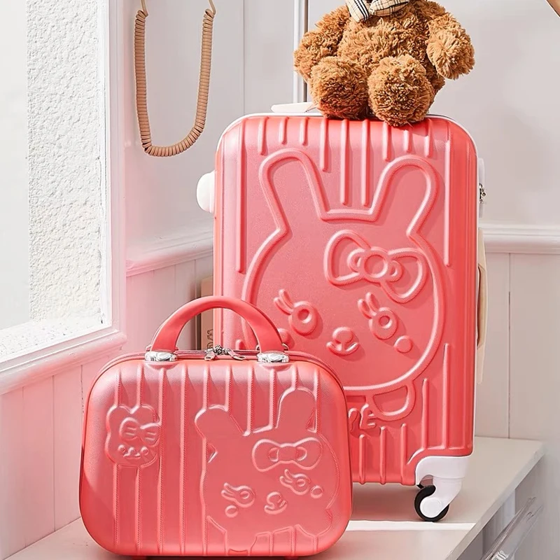 Children Rolling Luggage Set Women Trolley Suitcase Girls Spinner Carry Ons with Handbag travel luggage,kids trolley suitcase