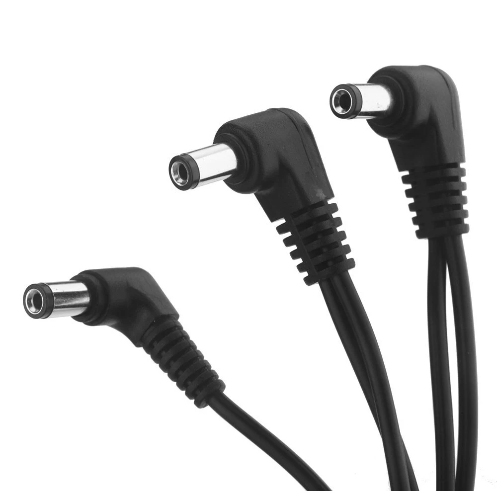 B02B-3 Ways Electrode Daisy Chain Harness Cable Copper Wire for Guitar Effects Power Supply Adapter Splitter