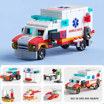 6-in-1 Ambulance Block Set 1