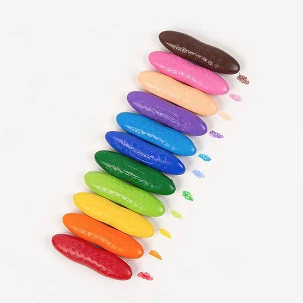 24/12pcs Clean Hands Children Peanut Crayons Washable Safe and Non-toxic  Water-soluble Paintbrush Painting Stick Kids Art Set - AliExpress