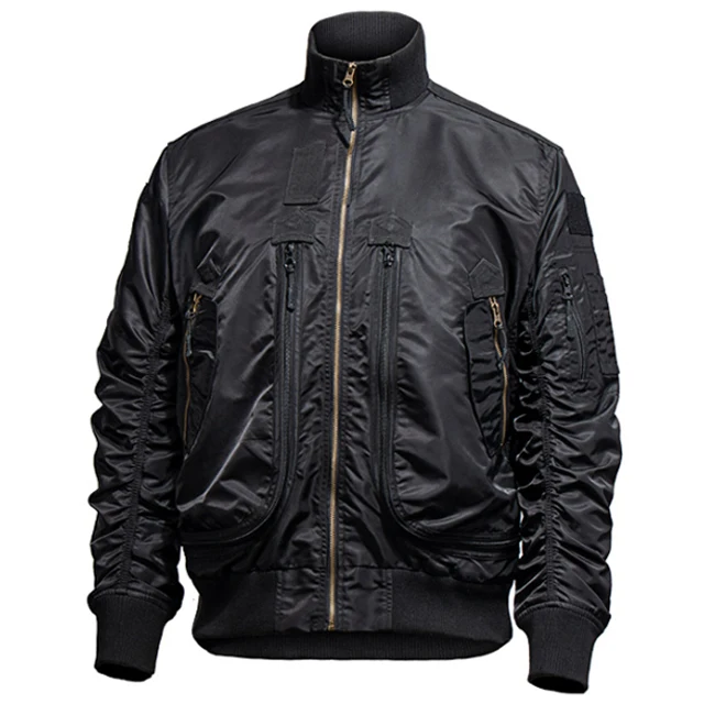 suit jacket MA1 Bomber Jackets Men Waterproof Pilot Baseball Coat Male Army Air Force Stand-collar Big Pocket Causal Jacket Autumn Spring best winter jackets for men Jackets