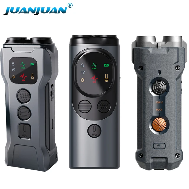 2025 New Ultrasonic Dog Repeller Portable Dog Bark Deterrents Devices Rechargeable Anti Barking Dog Trainer With LED Flashlight