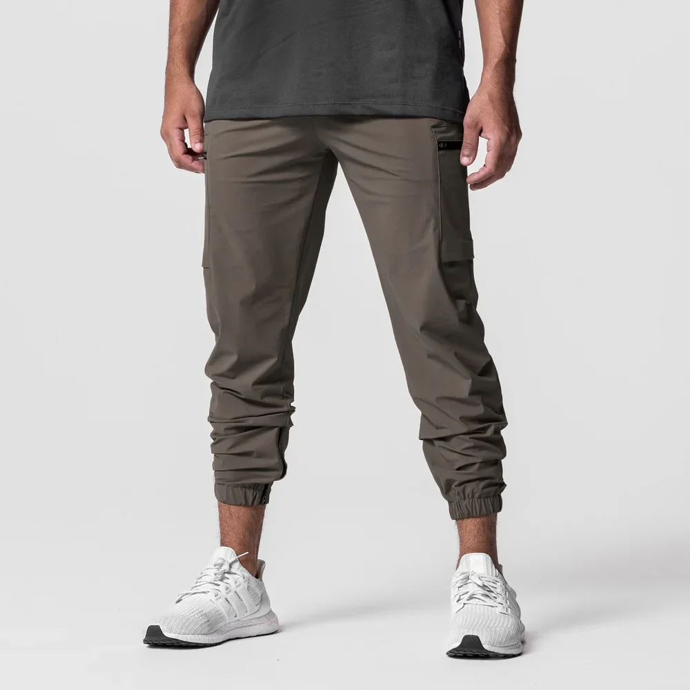 Description Picture 3 of itemMen's zipper chain GGER standard sports pants, casual sports pants, basketball training pants, bodybuilding pants, running pants