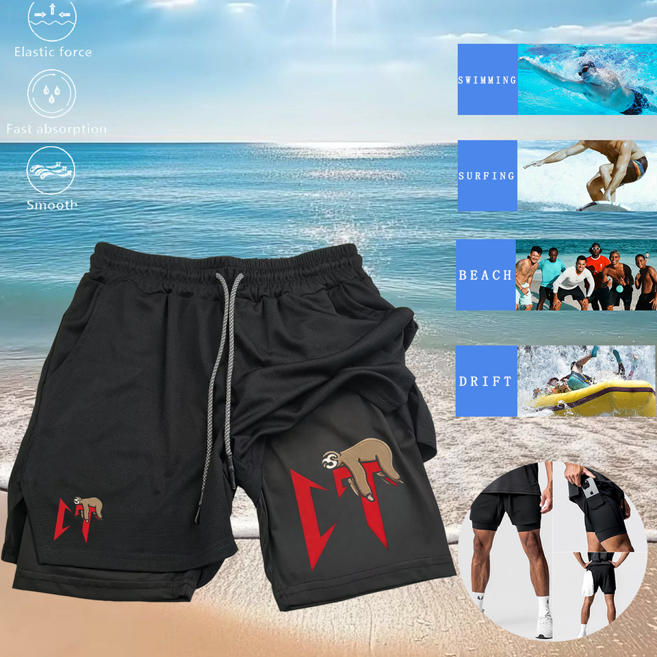 Natanael Cano Amor Tumbado Shorts Men's Funny Printed Fitness Gym Short Pants Summer Double-deck Quick Dry Jogging Sportswear