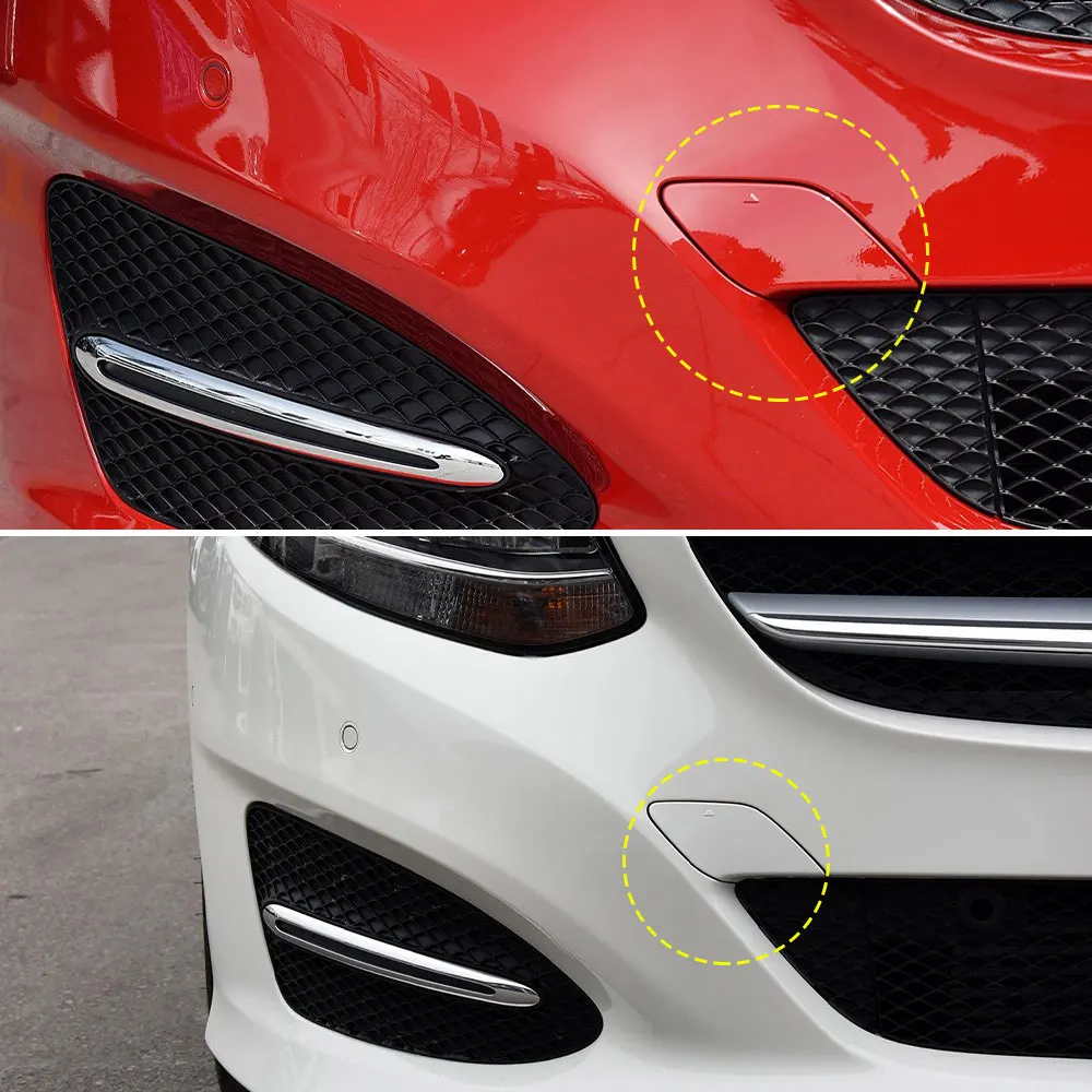 메르세데스 벤츠 W246 B 클래스 2014-2019 B180 B200 B220 2468852122 용 자동차 앞 범퍼 견인 고리 커버 캡 교체